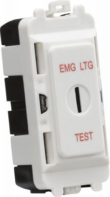 20AX DP key module (marked EMG LTG TEST) - white