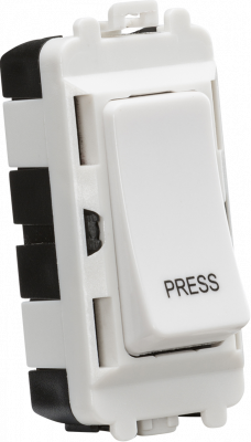 20AX 2 way retractive SP module (marked PRESS) - white