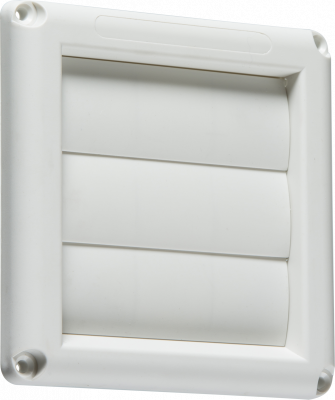 100mm/4 inch Gravity Shutter - White