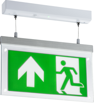 230V  2W LED Suspended Double-Sided Emergency Exit Sign