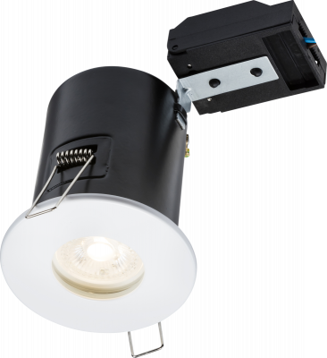 230V IP65 Fixed GU10 Fire-Rated Downlight - White