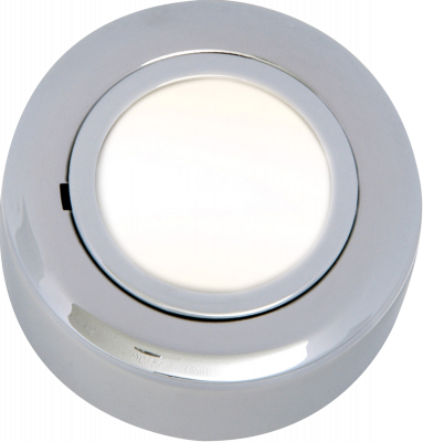 IP20 12V L/V Chrome Cabinet Fitting Surface or Recessed (halogen lamp included)