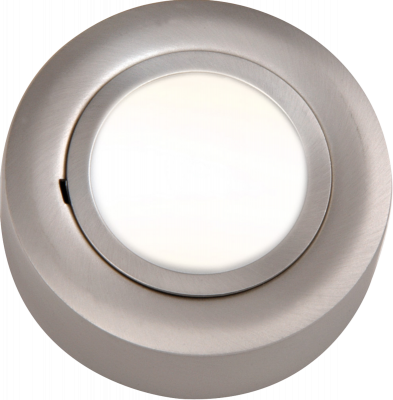 IP20 12V L/V Brushed Chrome Cabinet Fitting Surface or Recessed (lamp included)