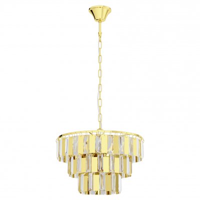 Pendant Light Steel Brass / Brilliant Glass Clear - ERSEKA