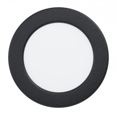 Recessed Light Steel Black / Plastic White - FUEVA 5