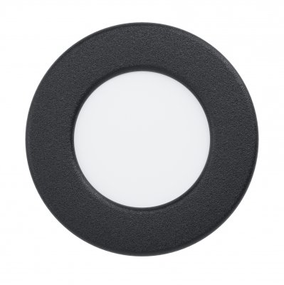 Recessed Light Steel Black / Plastic White - FUEVA 5