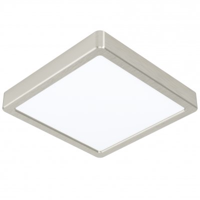 Surface-mounted Light Steel Satin Nickel / Plastic White - FUEVA 5