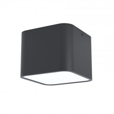 Surface-mounted Light Aluminium, Steel Black / Plastic White - GRIMASOLA