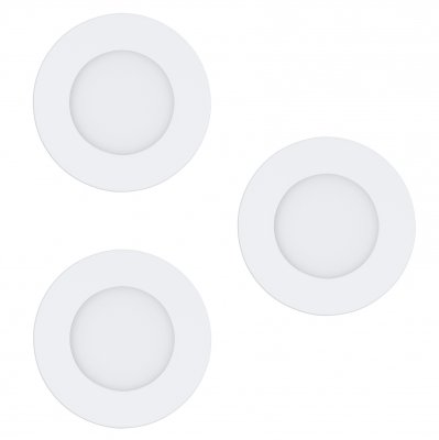 Recessed Light Steel White / Plastic White - FUEVA-Z