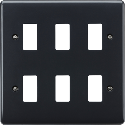 6G grid faceplate [Part M Compliant]