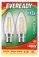 Eveready LED Filament Candle B22 (BC) 470lm 4W 2,700K (Warm White), Box Of 2