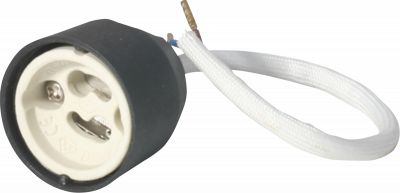 GU10 Lampholder 260mm length silicon impregnated over sheathed cable