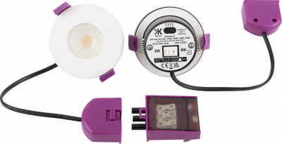 SpektroLED Fixed CWA - Fire Rated IP65 Downlight with 2x Wattage and 4x CCT