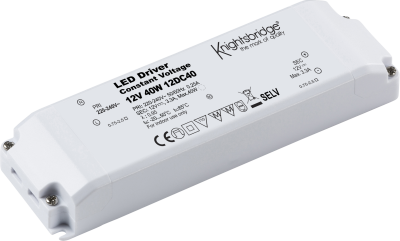 IP20 12V DC 40W LED Driver - Constant Voltage