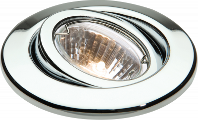 IP20 12V 50W max. L/V Chrome Gimbal Downlight