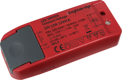 IP20 12V 12W LED Driver - Constant Voltage