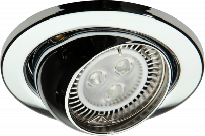 IP20 12V 50W max. L/V Chrome Eyeball Downlight with Bridge