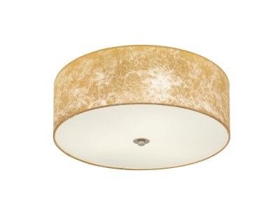 Ceiling Light Steel Champagne / Fabric Gold - VISERBELLA