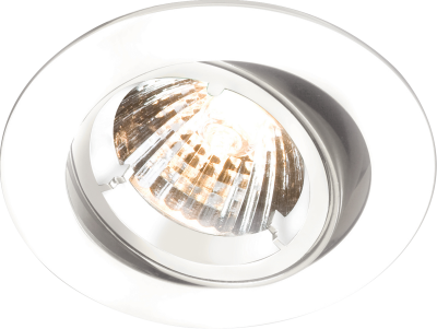 IP20 230V GU10 White Recessed Tilt Twist & Lock Downlight