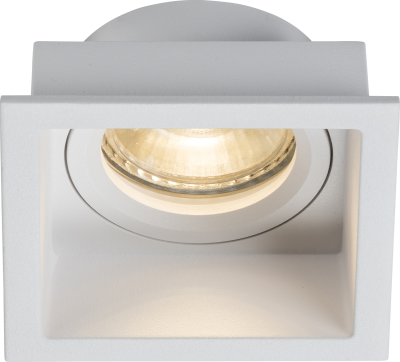 Dipa Single Fixed Square Anti-Glare Downlight White