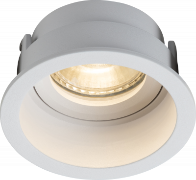 Dipa Single Fixed Round Anti-Glare Downlight White