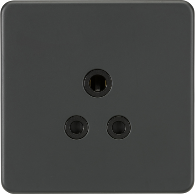 Screwless 5A Unswitched Socket - Anthracite