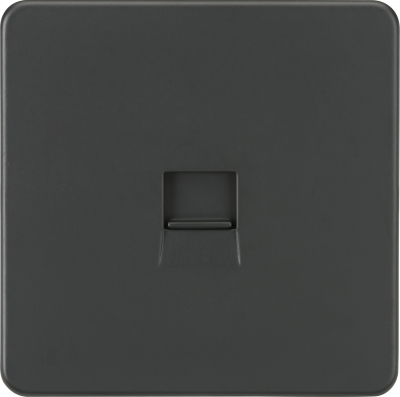 Screwless Telephone Extension Socket - Anthracite