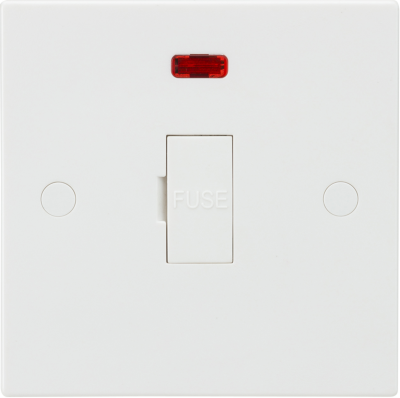 13A Fused Spur Unit with Neon