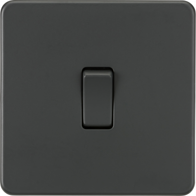 Screwless 10AX Intermediate Switch - Anthracite