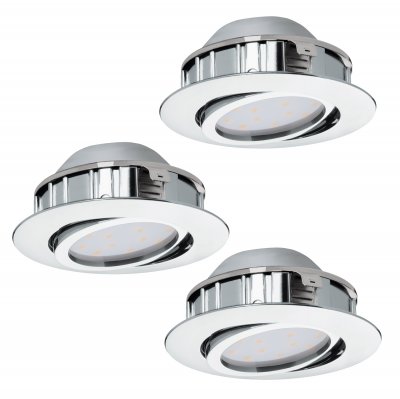 Recessed Light Plastic Chrome - PINEDA