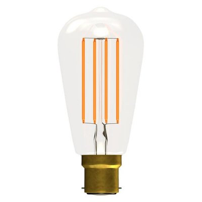 4W LED Filament Squirrel Cage Clear Dimmable - BC, 2700K