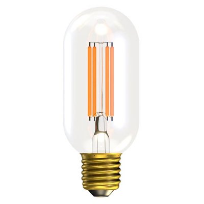 4W LED Filament Tubular Short Clear - ES, 2700K