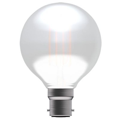 4W LED Filament Satin Globe - BC, 2700K