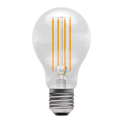 Aztex 6W LED CRI90 Filament GLS Dimmable - ES, Clear, 2200K