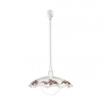 Pendant Light Plastic White / Satin Glass White, Purple, Black - VETRO