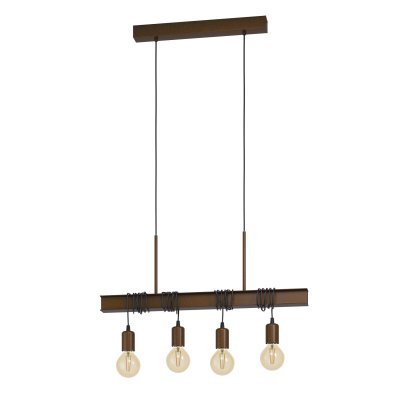 Pendant Light Steel Antique-brown, Black - TOWNSHEND 4