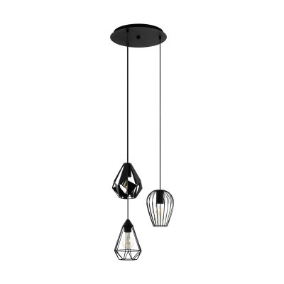 Pendant Light Steel Black - HYKEHAM