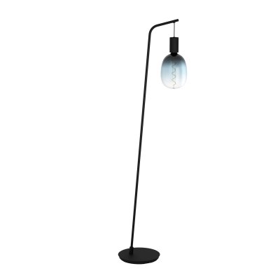 Floor Light Steel Black - CRANLEY