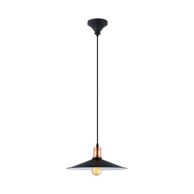 Pendant Light Steel Black, Copper - BRIDPORT