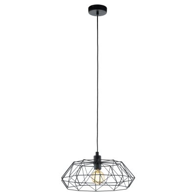 Pendant Light Steel Black - CARLTON 2