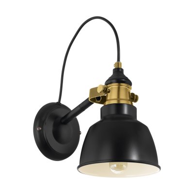 Wall Light Steel Black, Bronzed - THORNFORD