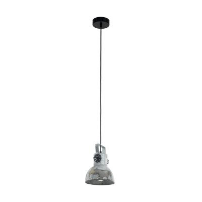 Pendant Light Steel Black / Steel Used Look Zinc - BARNSTAPLE