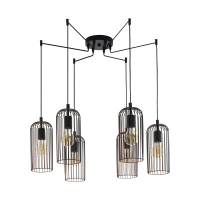 Pendant Light Steel Black, Copper - ROCCAMENA