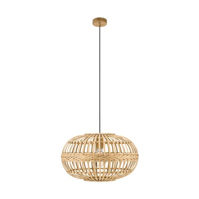 Pendant Light Steel Brown / Wood Brown - AMSFIELD