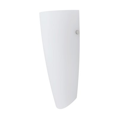 Wall Light Steel Satin Nickel / Glass Opal-matt White - NEMO