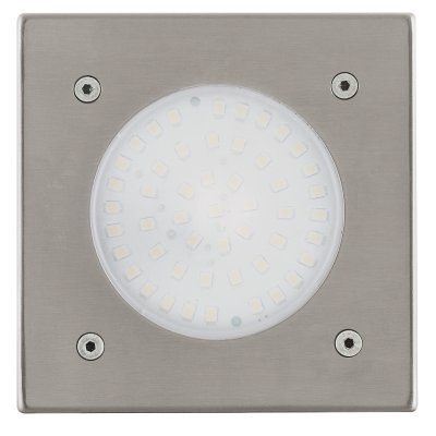 Ground Recessed Light Stainless Steel Stainless Steel / Satin Glass White - LAMEDO