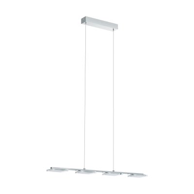 Pendant Light Steel Chrome / Plastic Clear, Satined - CARTAMA