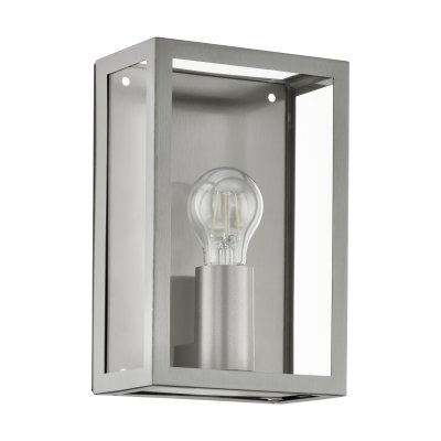 Wall Light Stainless Steel Stainless Steel / Glass Clear - ALAMONTE