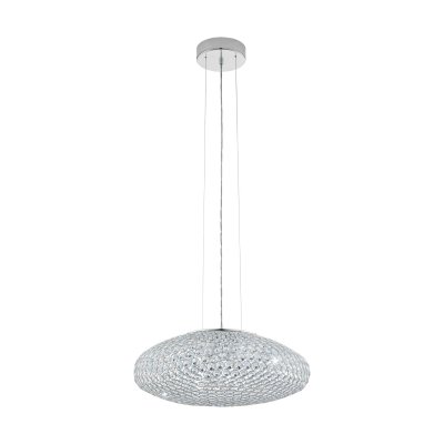 Pendant Light Steel Chrome / Brilliant Glass Clear - CLEMENTE