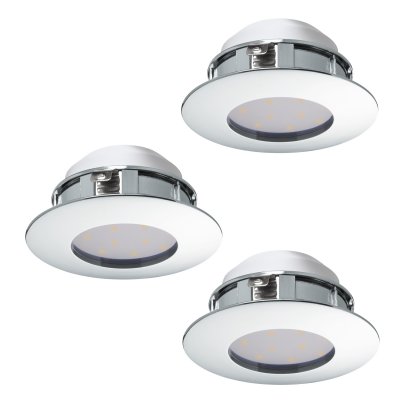 Recessed Light Plastic Chrome - PINEDA